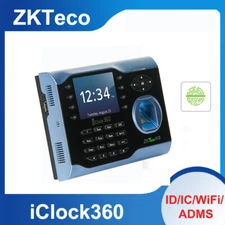 ZKTeco iClock360 TCP/IP Biometric Fingerprint Time Attendance System Time Clock