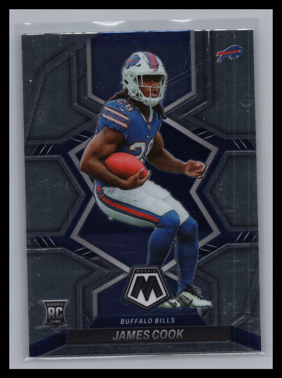 2022 Panini Mosaic NFL #309 James Cook Base Rookie Card RC Buffalo Bills GEORGIA