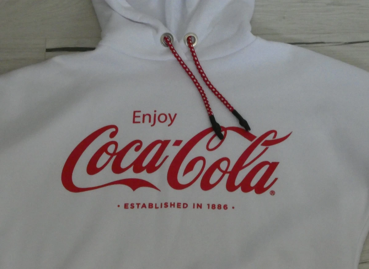 T36 S Sweat capuche blanc COCA COLA