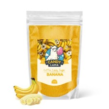 Premium Cotton Candy Floss Sugar - Banana (1 kg / 35 oz)