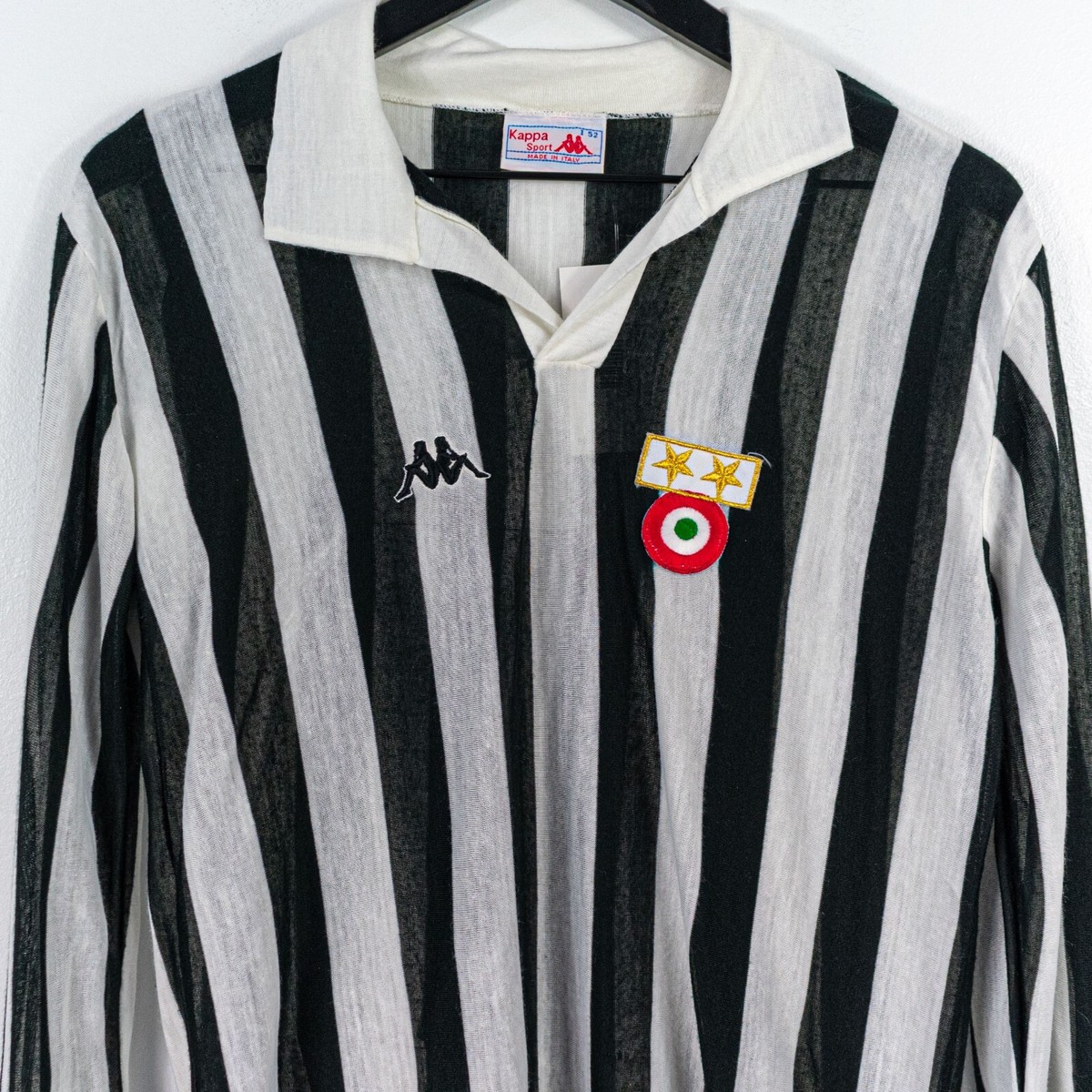 VTG 1983 1984 Juventus Kappa Home Jersey 2-Star Coppa Italia Patch