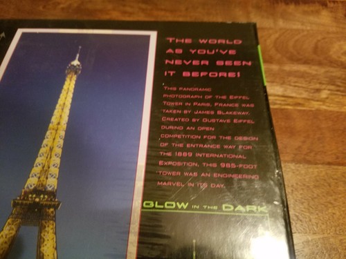 Buffalo Games:The Eiffel Tower Glow In the Dark Panoramic 750 Piece Puzzle (New) - Picture 10 of 12
