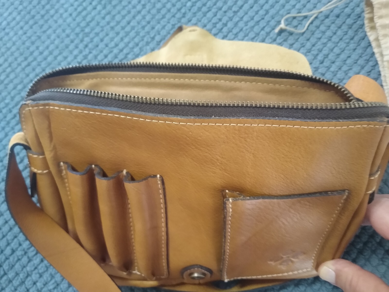 patricia nash Italian leather crossbody purse - image 16