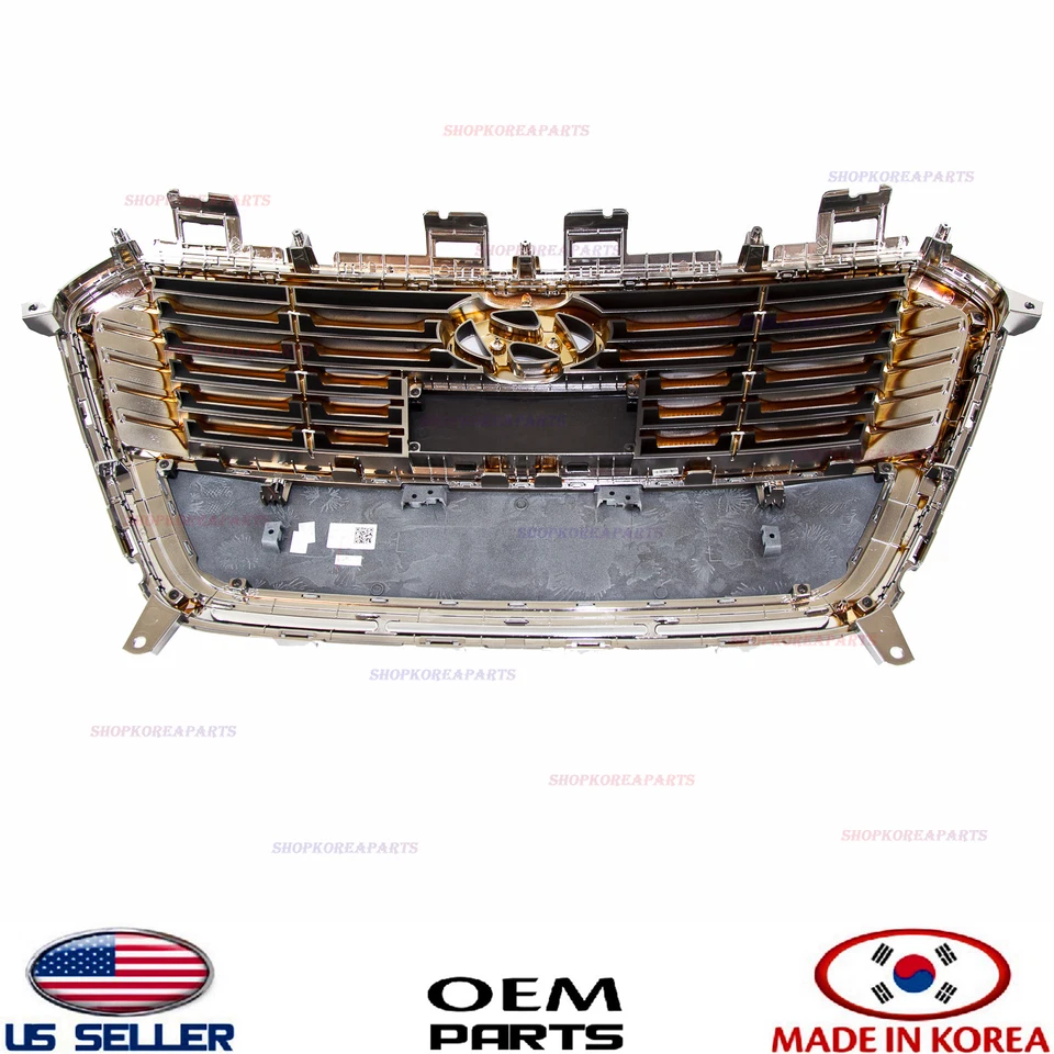 Genuino✅ Parachoques delantero rejilla radiador OEM Sonata Hybrid 2016-2017 con SMART CRUISE Foto 3 de 4