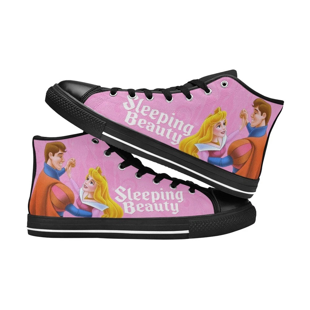Sleeping Beauty High Top Shoes Sneakers