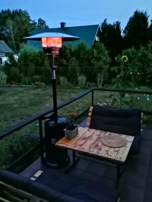 Stufa A Gas Da Esterno 11 KW Termopatio - Nero, A Fungo, Per Bar E Ristoranti - Foto 4