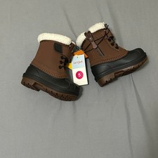 Cat Jack Kids Size 5 Winter Boots Tan Waterproof