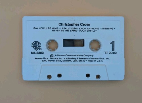 Christopher Cross Self Titled CASSETTE Tape 1979 Warner M5 3383 RARE! - Picture 6 of 9