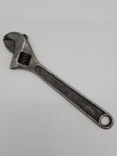 Vtg Dunlap Approved Tools 8" Adjustable Crescent Wrench Wide Jaw - Made In USA