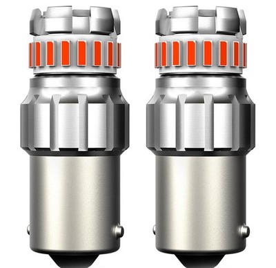 1156 7506 P21W Red LED Brake Tail Turn Signal Light Bulbs CANBUS Plug&Play
