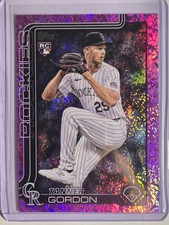 Tanner Gordon RC 2025 Topps Update Pink HoloFoil Colorado Rockies #US8 *Read*
