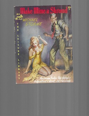 make mine a shroud by michael storme, heade cover