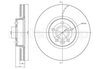 2X Metelli Bremsscheibe 23-1181C FüR Ford Land Rover Volvo