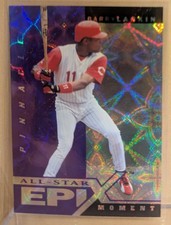 1998 Pinnacle EPIX ALL STAR MOMENT PURPLE 12 Barry Larkin  Refractor RARE ICONIC