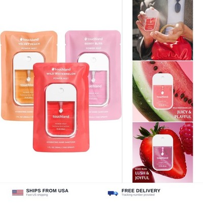 Touchland Hand Sanitizer Spray, Juicy Trio - 3 x 1 FL OZ - Juicy Trio Set