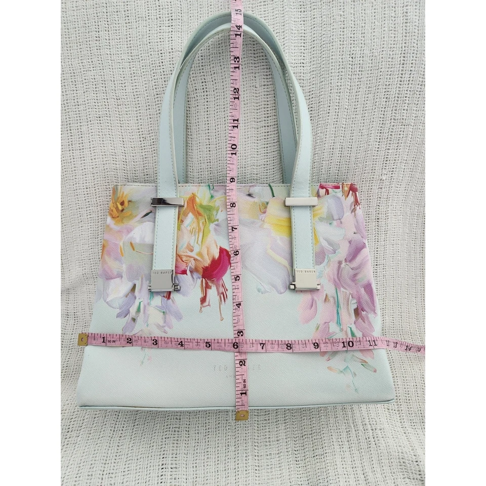 Ted Baker Hanika Hanging Gardens Medium Floral Tote Bag – Silver Hardware - Image 4 of 4