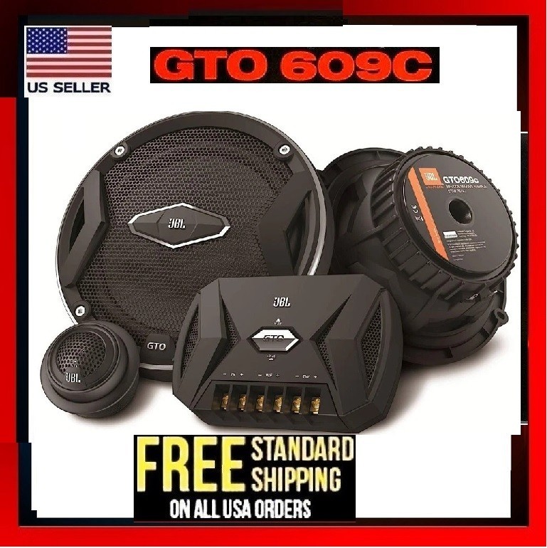 JBL GTO609C 270 Watts 6-1/2" Premium Car Audio Component Speaker System 90w RMS