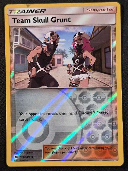 Team Skull Grunt 133/149 Sun & Moon Uncommon LP Pokemon TCG
