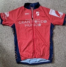 Kalas Cycling Sportswear Zip Up Short Sleeve Shirt 2016 Gran Fondo Hundo Size 3