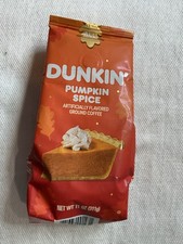 Dunkin Pumpkin Spice Ground Coffee 11 oz Exp 9/26