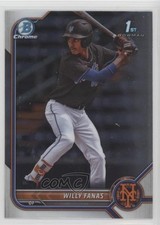 2022 Bowman Chrome Prospects Willy Fanas #BCP-196 0fz3