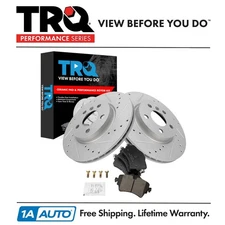 TRQ Performance Front Brake Pad & Rotor Kit Performance Ceramic Fits Mini