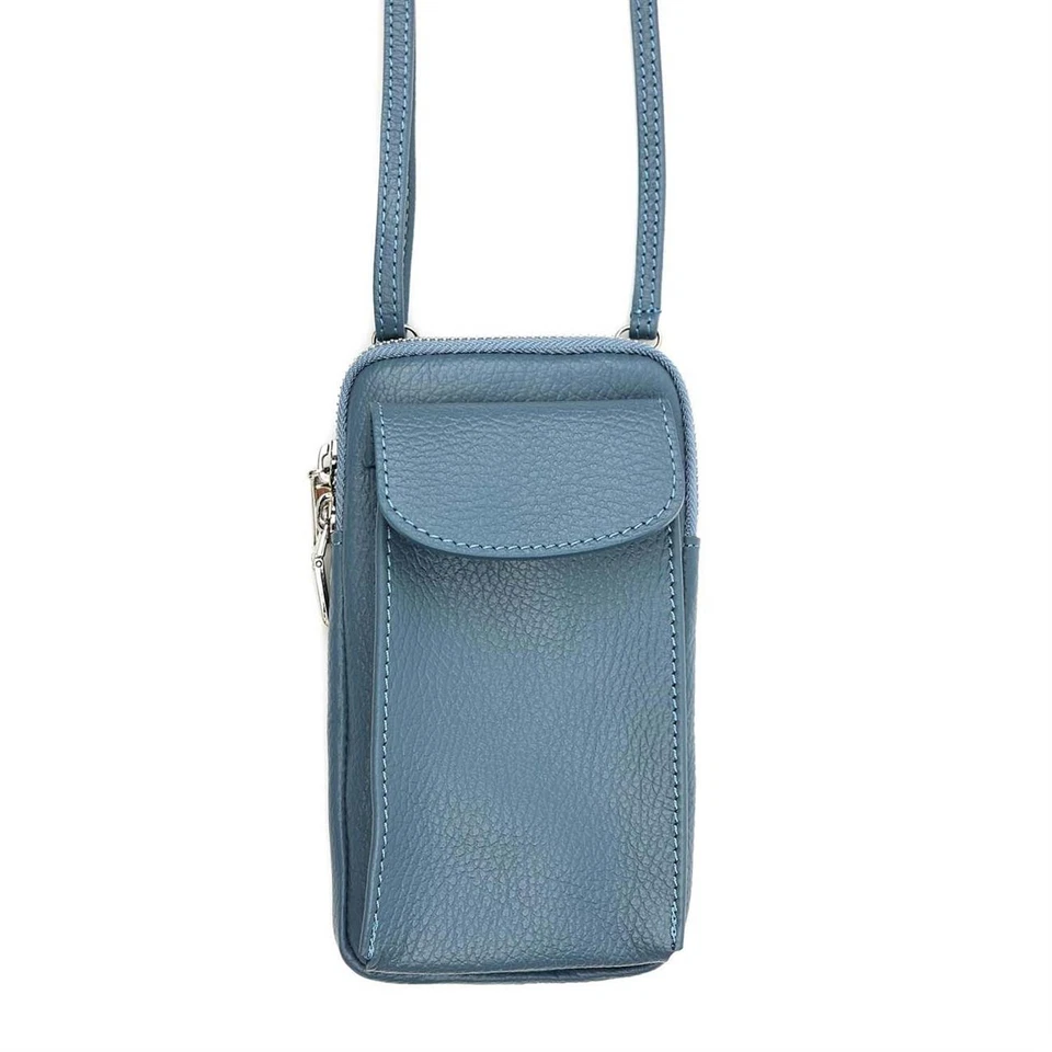 DAMEN LEDER TASCHE Handytasche Umhängetasche Schultertasche CROSS BODY OVER BAG - Bild 4 von 4
