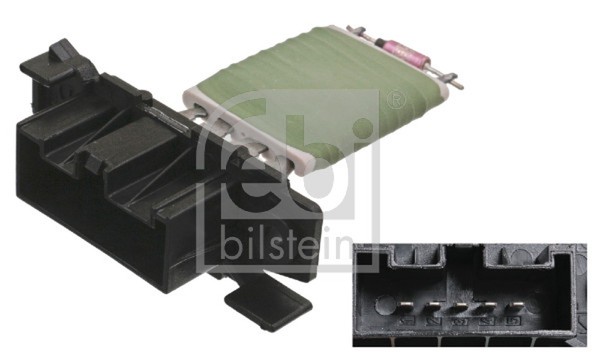 Febi Bilstein Widerstand InnenraumgebläSe Febi Plus 100043 FüR Opel Alfa Fiat 3-image