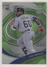 2021 Panini Spectra Rookies Neon Green Prizm 17/30 Akil Baddoo #146 4l3