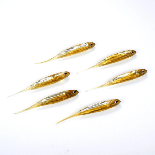 6pcs Soft Plastic Fishing Lure Minnow Silicone Wiggle Swimming Tail Bass 8cm/3g - Picture 14 of 20
