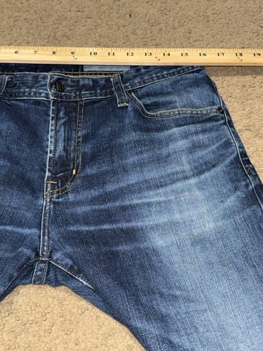 Adriano Goldschmied Jeans Men’s The Everett Slim Straight 32x30 Medium Wash - Picture 4 of 6