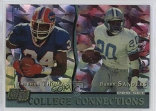 1993 Pro Set College Connections Thurman Thomas Barry Sanders #CC1 HOF 0q3