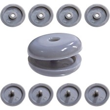 5 Sets Universal Fit Seatbelt Stopper Kit, Snap-on Seat Belt Button Stop, Sea...