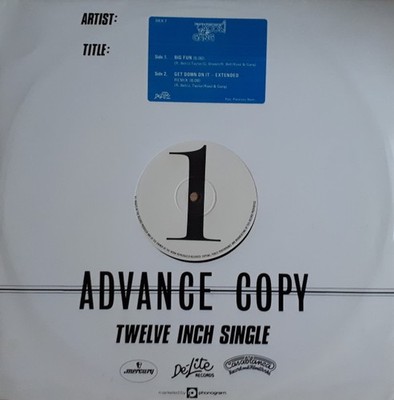 Kool & The Gang - Big Fun / Get Down On It (Extended Remix), 12'', (Vinyl)