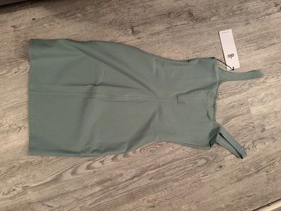 ALO YOGA Alosoft Head Start Dress - Size XS - Botanical Green - AUTHENTIC - NWT!