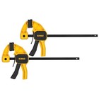 Dewalt 2 Pack Small One-Handed Bar Clamps