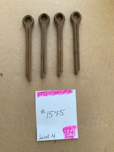 4 Large Size Cotter Pins Vintage 4.25” Long