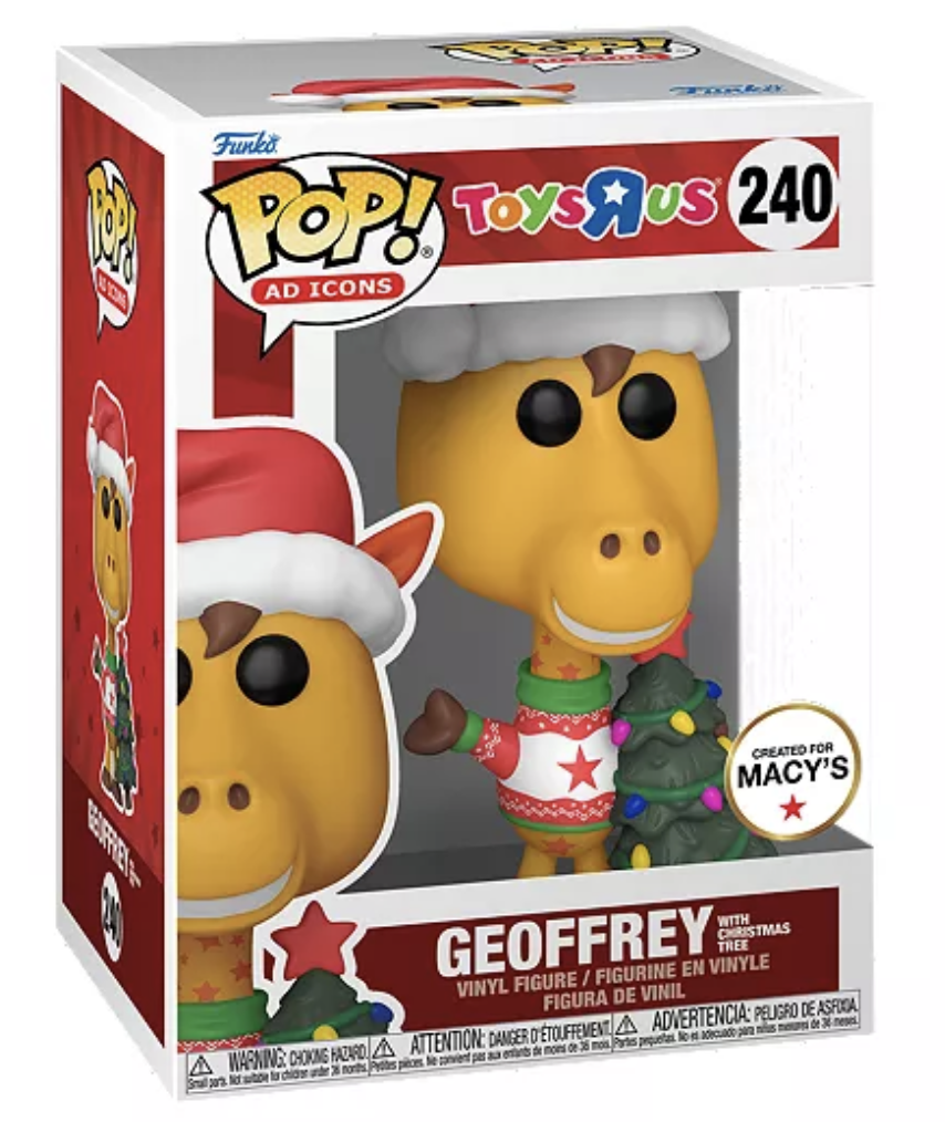 Funko Pop Holiday Geoffrey With Christmas Tree Vinyl Figure New