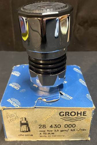 Grohe Shower Head 28 430 000 Chrome Adjustable Up To 2.5 GPM Discontinued NOS