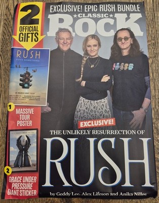 Classic Rock Magazine (UK) - May 2026 (352) - Rush - Includes Poster & Sticker