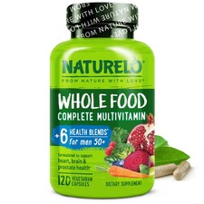 Whole Food Multivitamin for Men 50 - with Vitamins, Minerals, Organic Herbal Ex