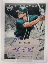 2018 Diamond Kings Matt Olson #S-MO Auto