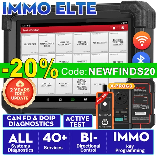 Launch X431 IMMO Elite Key Programming Diagnostic Tool Immobilizer OBD2 Scanner