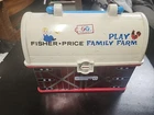 Vintage Fisher Price Little People Play Family Farm Lunch Box Barn