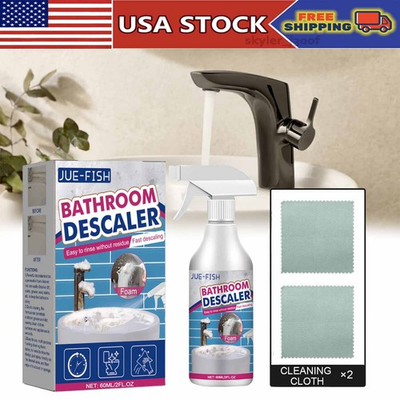 #ad #ad Bathroom Descaler Spray Jue Fish Bathroom Descaler Stubborn Stains Cleaner $13.42
