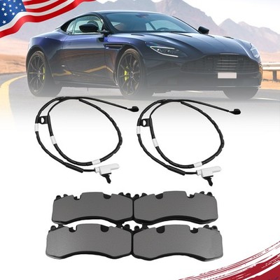 NEW Front Brake Pads Set w/Sensors HY53-2D007-BC For Aston Martin Vantage DB11