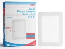 - Bordered Gauze Island Dressing - Wound Dressing - Latex Free - sterile - 8"...