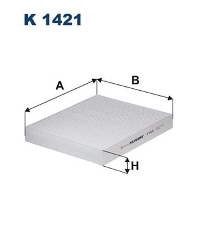 FILTRON K1421 Filter für Innenraumluft Innenraumfilter Filter Innenraum - Bild 2