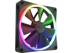 NZXT F140 RGB Core - 140mm Hub-Mounted RGB Fan - 8 Individually-Addressable LEDs