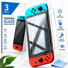 Tempered Glass Screen Protector for Nintendo Switch OLED Lite 1-3PCS AntiScratch